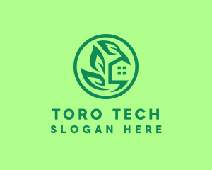 Eco Green Home logo design