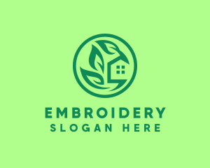 Eco Green Home logo design