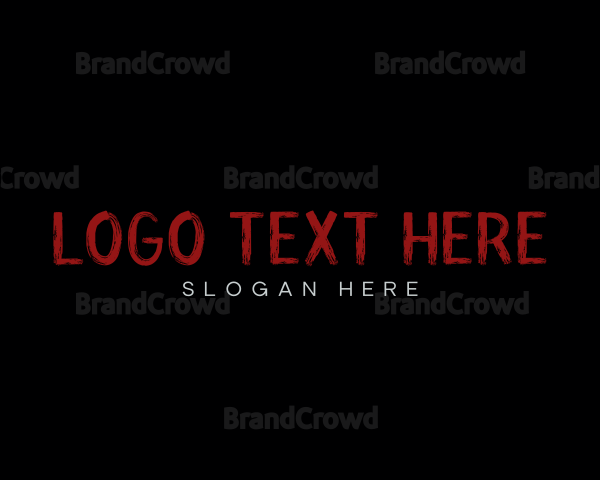 Textured Urban Wordmark Logo