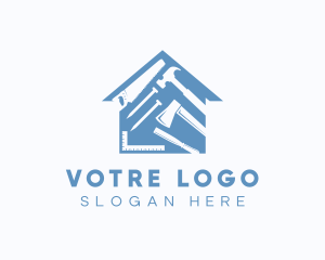 House Construction Tools Logo