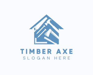 House Construction Tools logo design