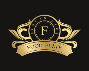 Plate - Floral Meal Plate logo design