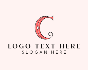Stylish Boutique Letter C logo design