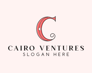 Stylish Boutique Letter C logo design