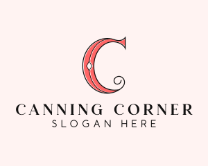 Stylish Boutique Letter C logo design