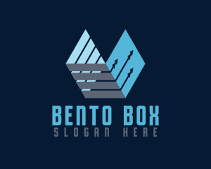 Arrow Box Delivery logo design