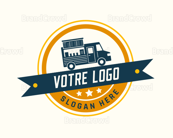 Delivery Food Truck Logo