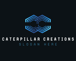 Professional Hexagon Letter C logo design