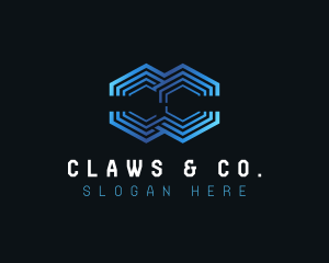 Professional Hexagon Letter C logo design