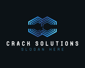 Professional Hexagon Letter C logo design