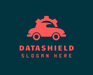 Rideshare - Red Cog Automobile logo design