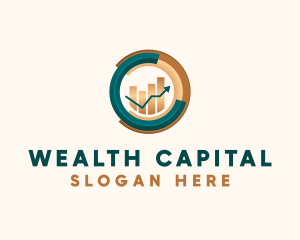 Economy Financial Chart  logo design