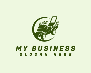 Yard - Lawn Mower Gardening Tool logo design