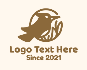 Wildlife - Brown Bird Wildlife logo design