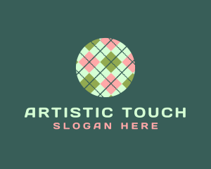 Fabric Textile Pattern  logo design