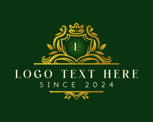 Luxury - Elegant Shield Crest logo design