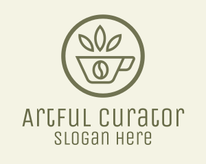 Coffee Bean Leaves logo design