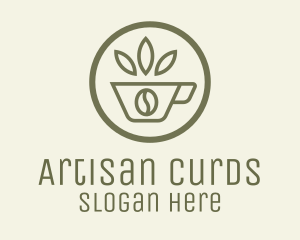 Coffee Bean Leaves logo design