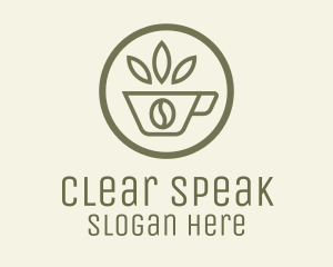 Coffee Bean Leaves logo design