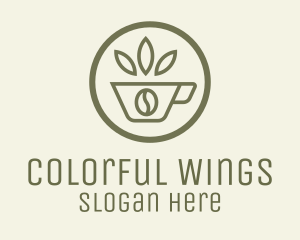 Coffee Bean Leaves logo design