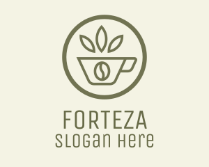 Coffee Bean Leaves logo design