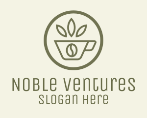 Coffee Bean Leaves logo design