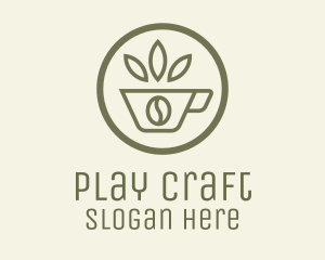 Coffee Bean Leaves logo design