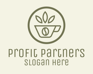 Coffee Bean Leaves logo design