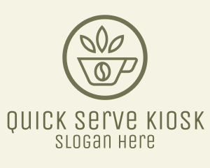 Coffee Bean Leaves logo design