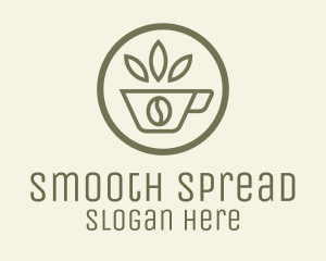 Coffee Bean Leaves logo design