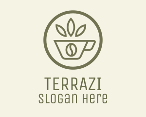 Coffee Bean Leaves logo design