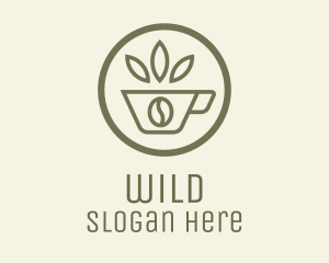 Coffee Bean Leaves logo design