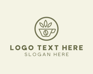 Coffee Bean Leaves logo design