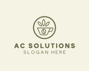 Coffee Bean Leaves logo design