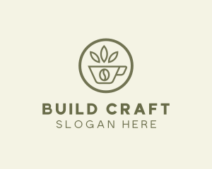 Coffee Bean Leaves logo design