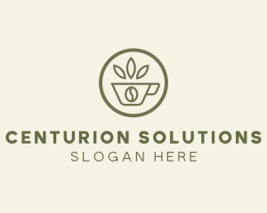 Coffee Bean Leaves logo design