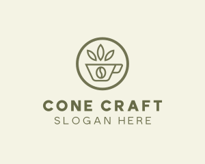 Coffee Bean Leaves logo design