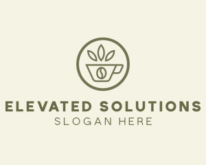 Coffee Bean Leaves logo design