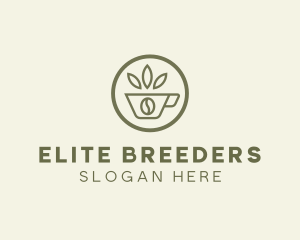 Coffee Bean Leaves logo design