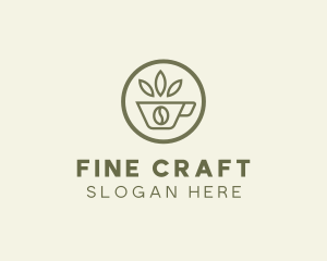 Coffee Bean Leaves logo design