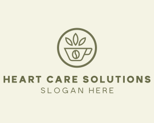 Coffee Bean Leaves logo design