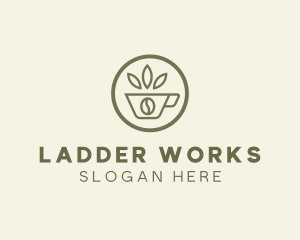 Coffee Bean Leaves logo design