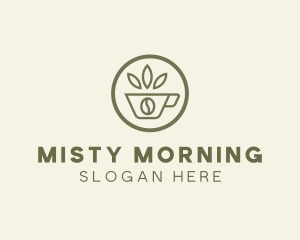 Coffee Bean Leaves logo design