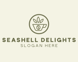 Coffee Bean Leaves logo design