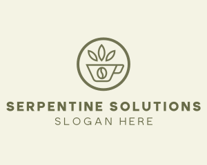 Coffee Bean Leaves logo design