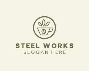 Coffee Bean Leaves logo design