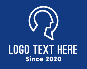 Talking - Human Psychiatry Consultation logo design