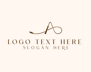 Stylish Boutique Letter A Logo