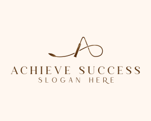 Stylish Boutique Letter A logo design