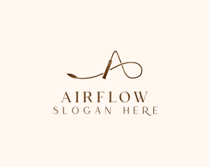 Stylish Boutique Letter A logo design